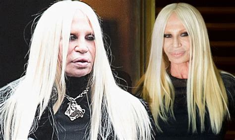 collezione versace uomo|donatella versace without make up.